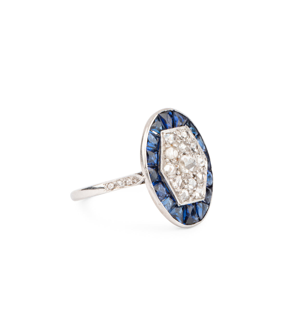 Art-deco-ring-diamonds-sapphires-Elia-Caillou-Paris