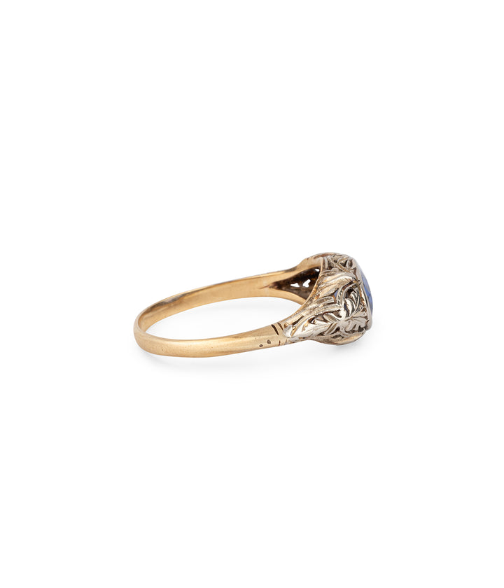 Art-deco-ring-sapphire-18k-gold-Kay-Caillou-Paris