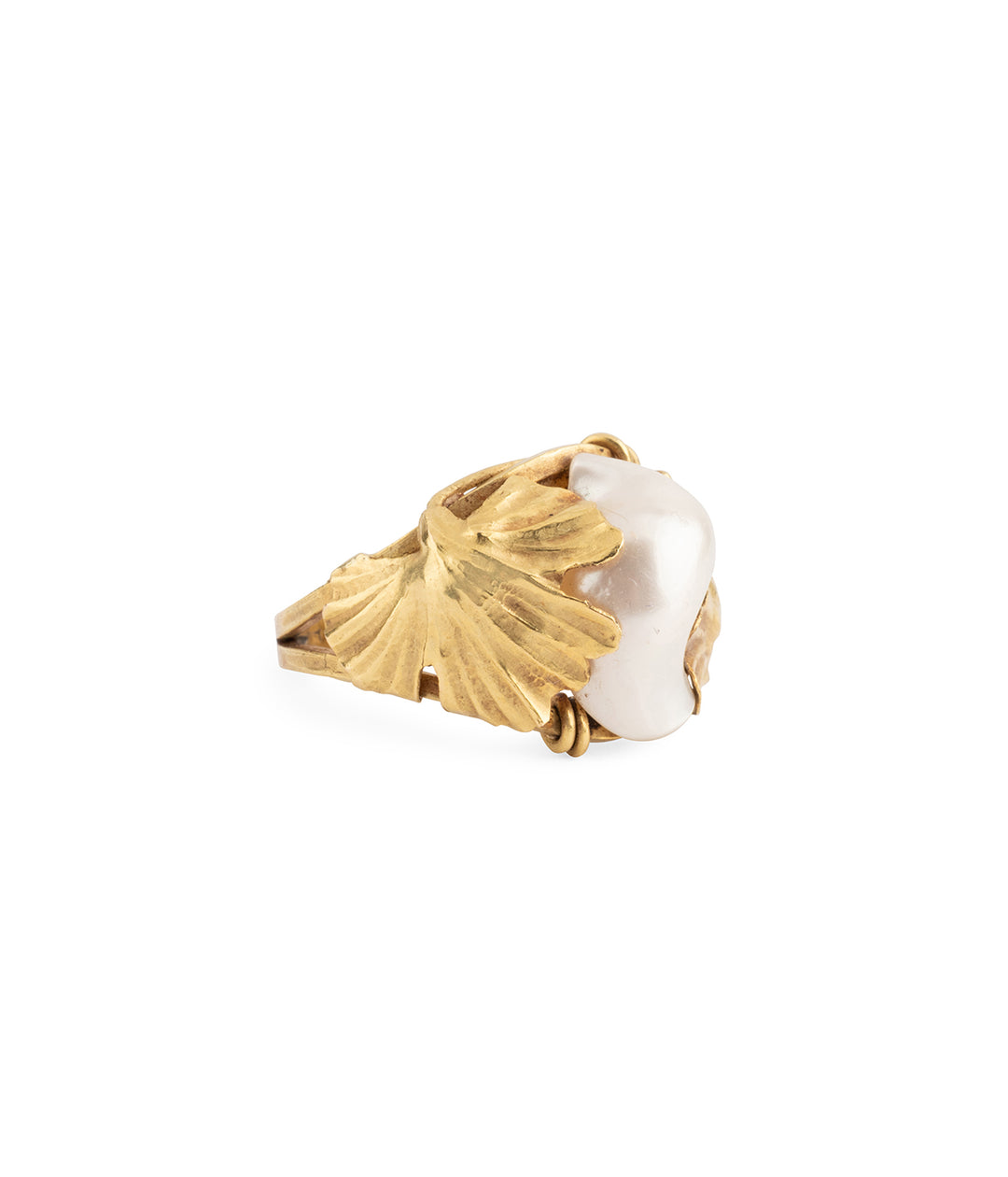 Art-nouveau-ring-18k-gold-pearl-Colot-Caillou-Paris
