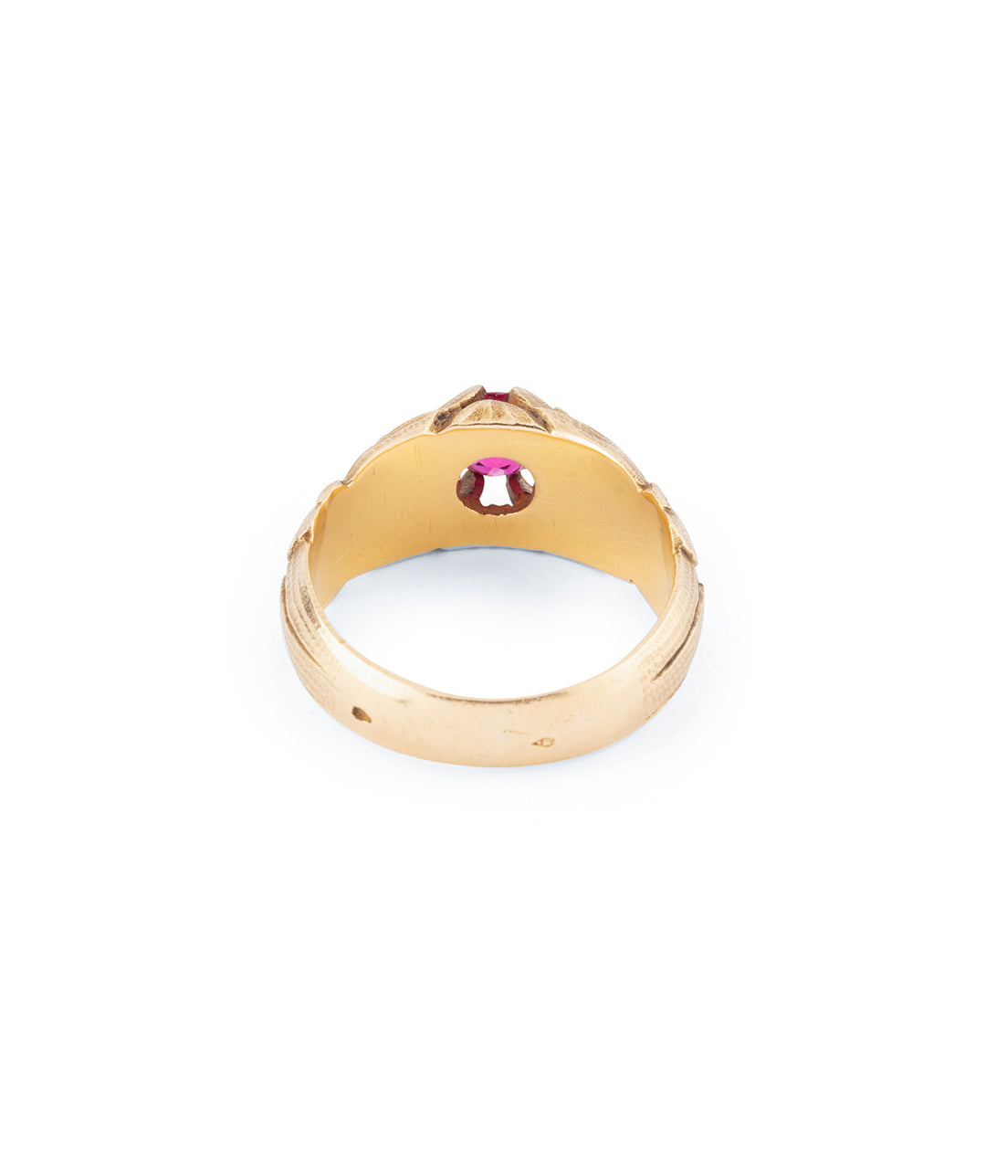 Art nouveau ruby ring "Oursa" - Caillou Paris