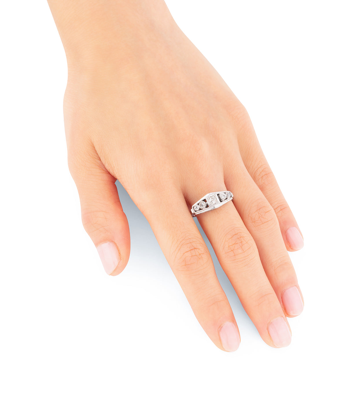 Bague-Art-deco-or-diamants-Yahya-Caillou-Paris