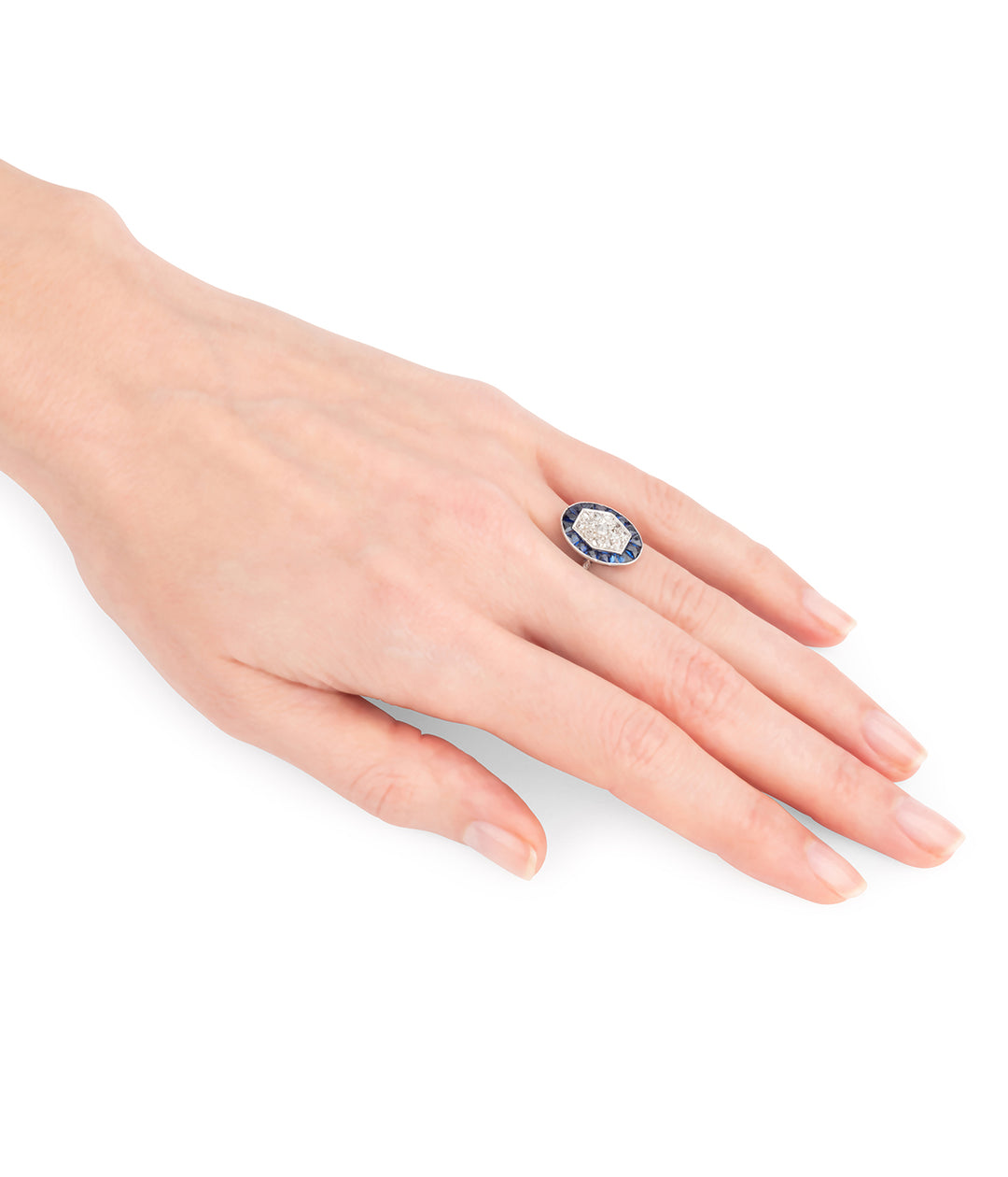 Bague-Art-deco-saphirs-diamants-Elia-Caillou-Paris