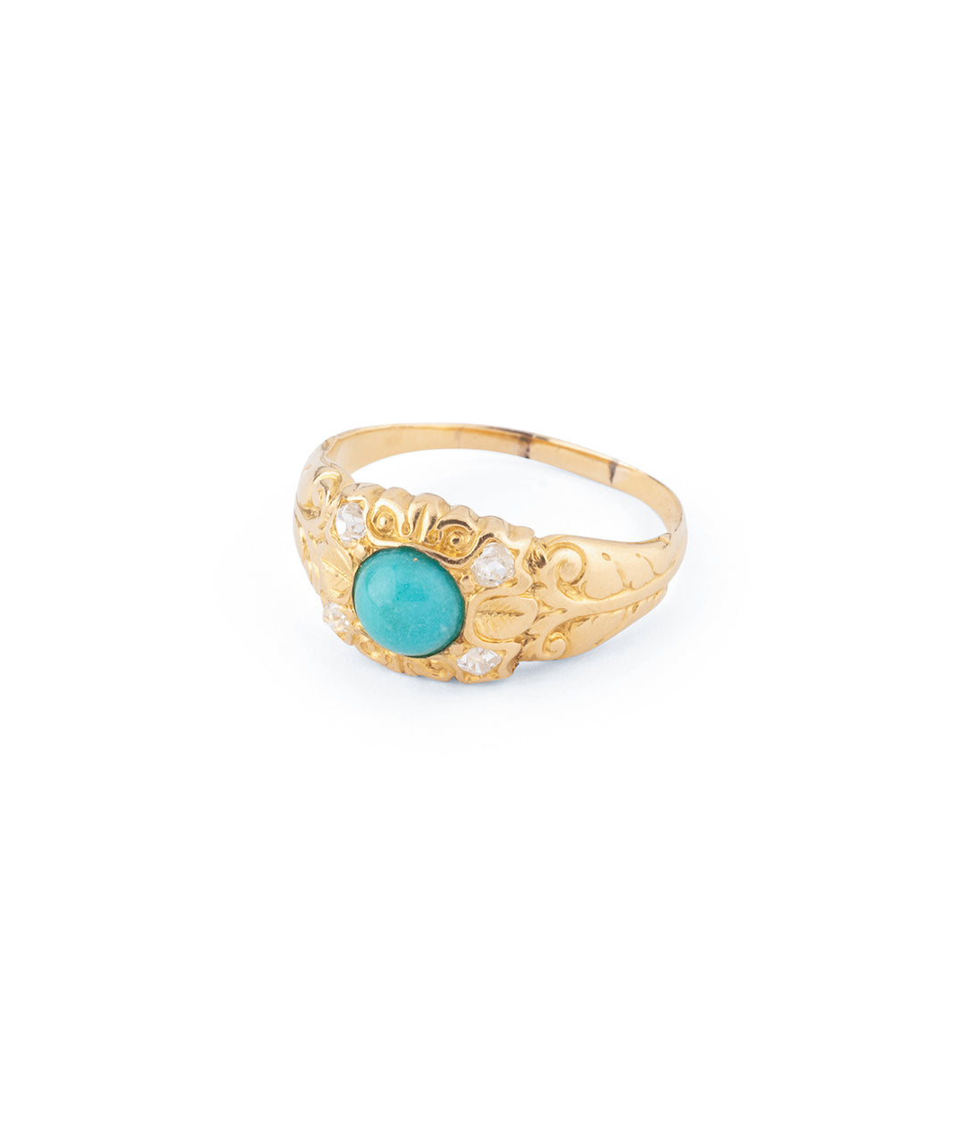 Bague Art nouveau or 18k "Grichia" - Caillou Paris