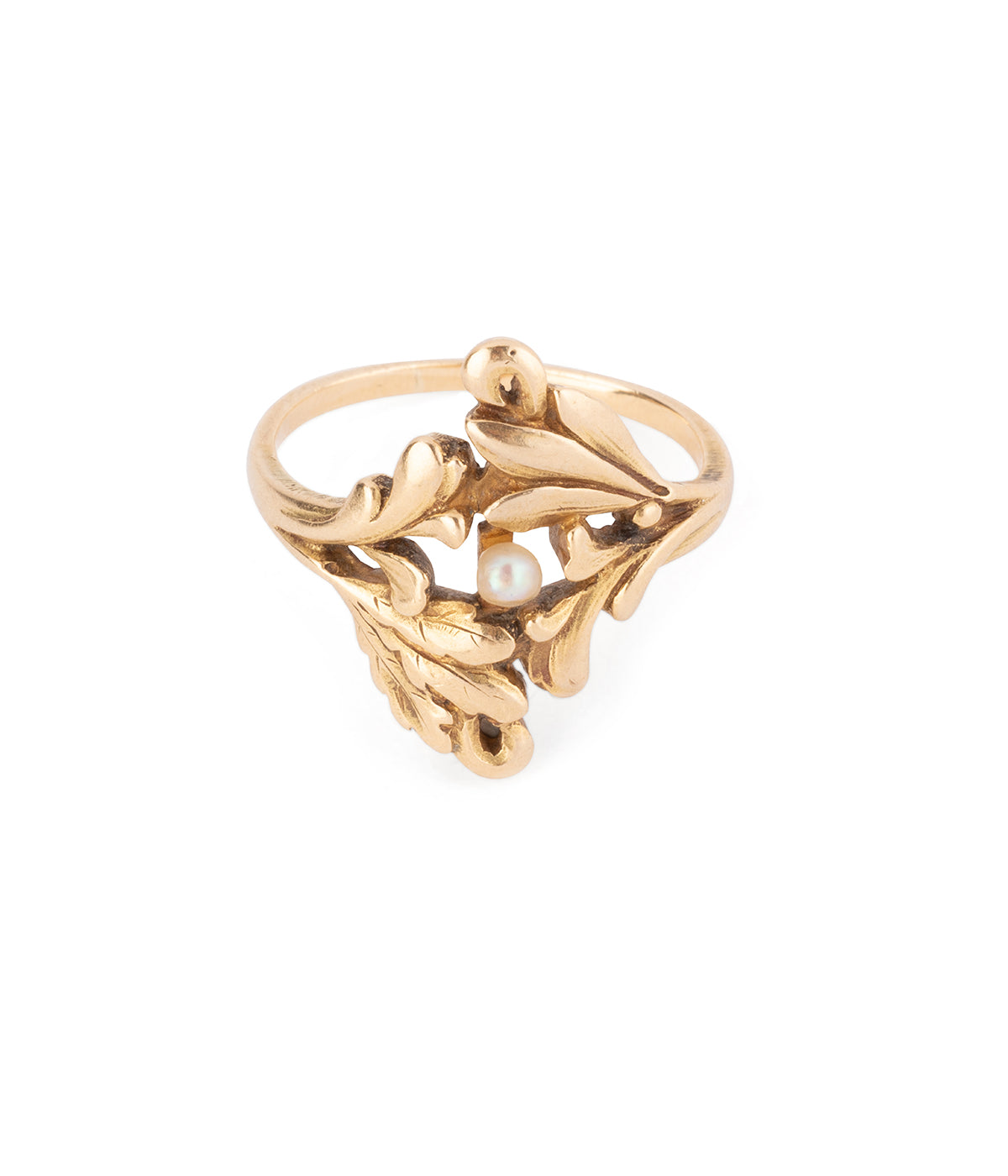 Bague Art nouveau perle et or "Heia" - Caillou Paris