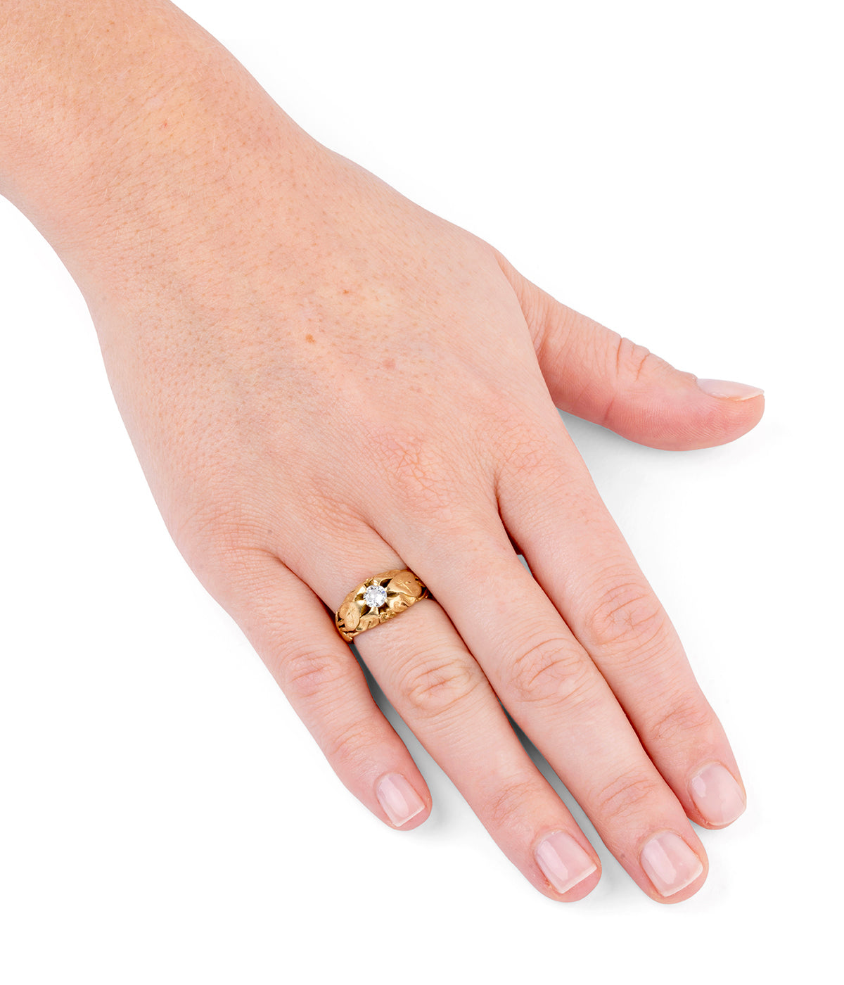 Bague Art nouveau "Birna" porter - Caillou Paris