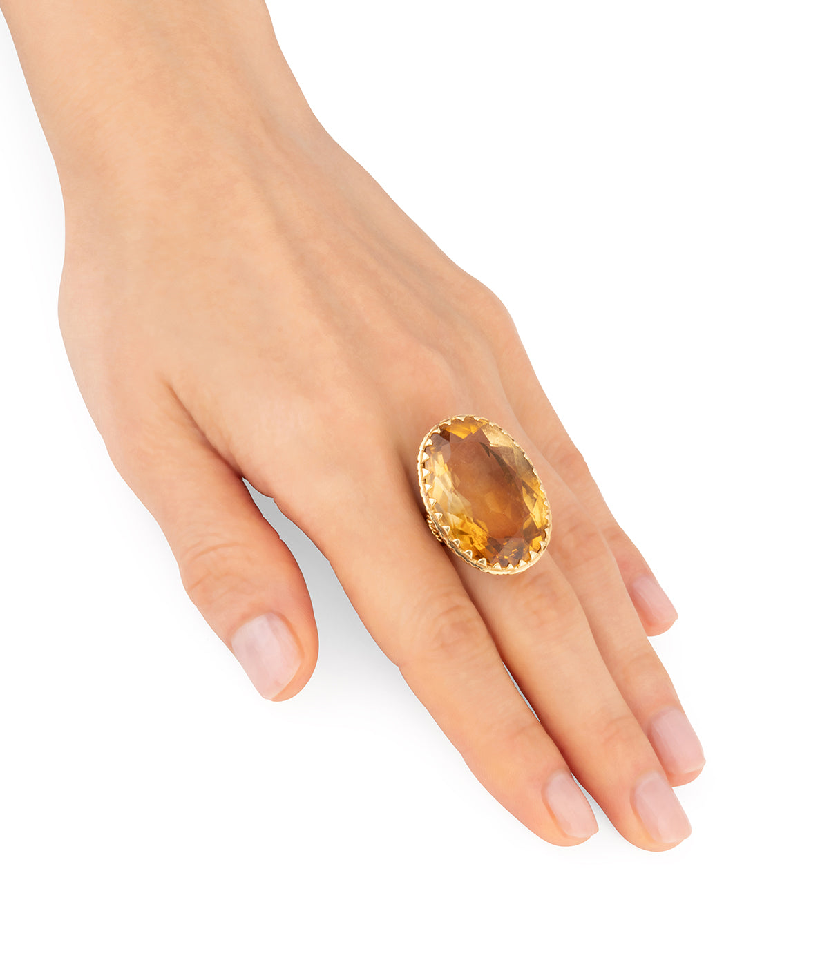 Bague-Cocktail-ancienne-citrine-Ostap-Caillou-Paris