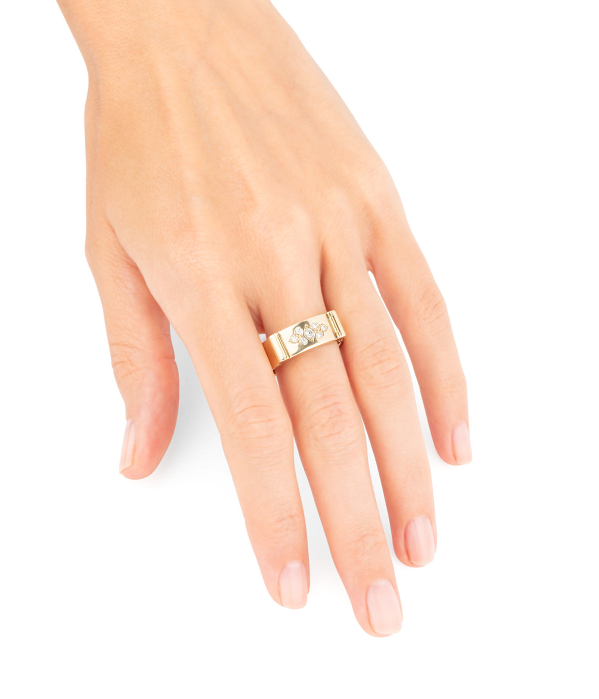 Bague-Tank-or-diamants-Reda-Caillou-Paris