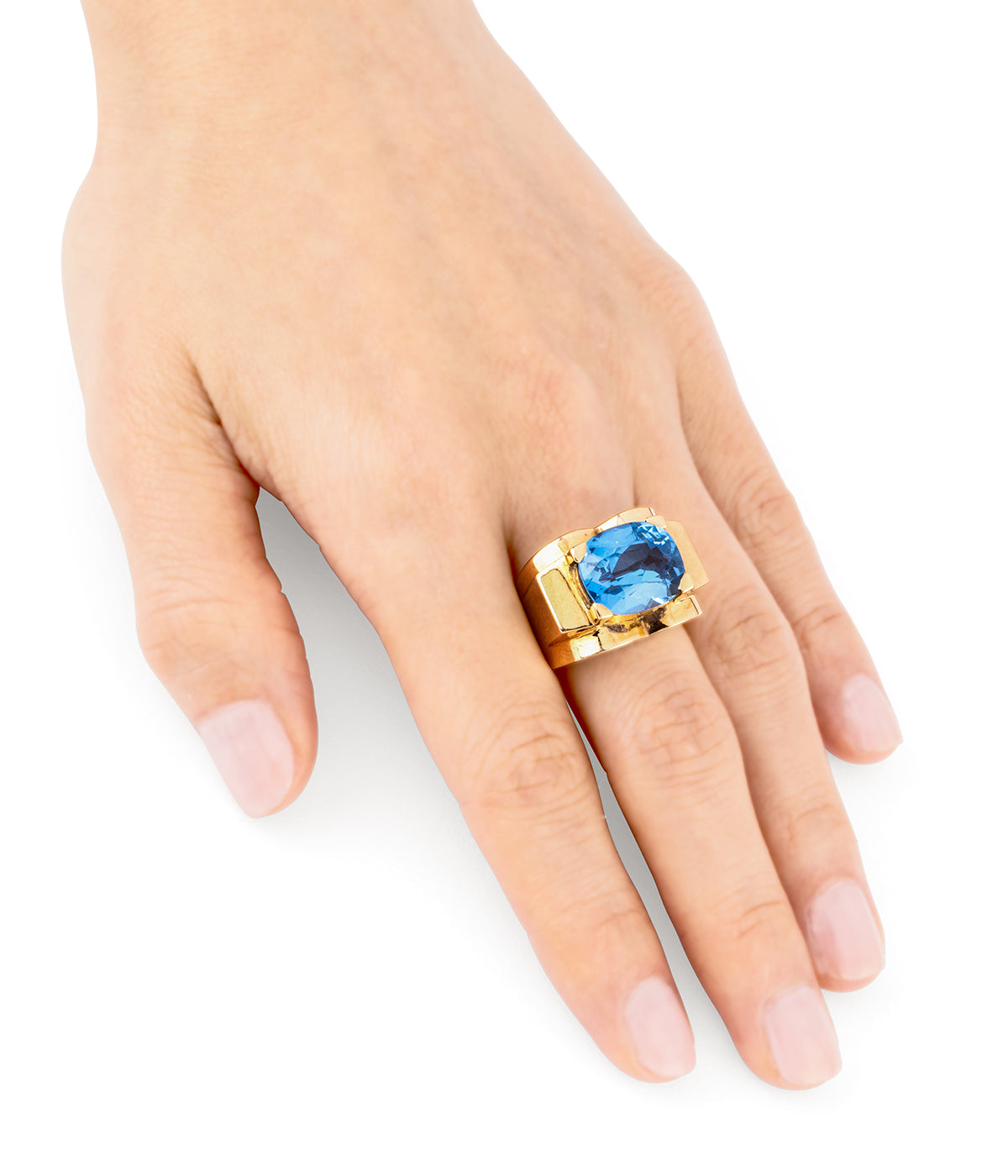 Bague-Tank-spinelle-or-18-carats-Deva-Caillou-Paris