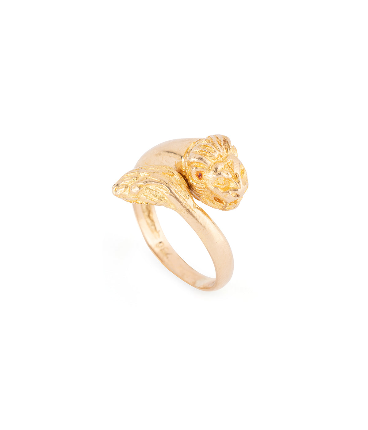 Bague ancienne 18k or lion "Lisel" - Caillou Paris