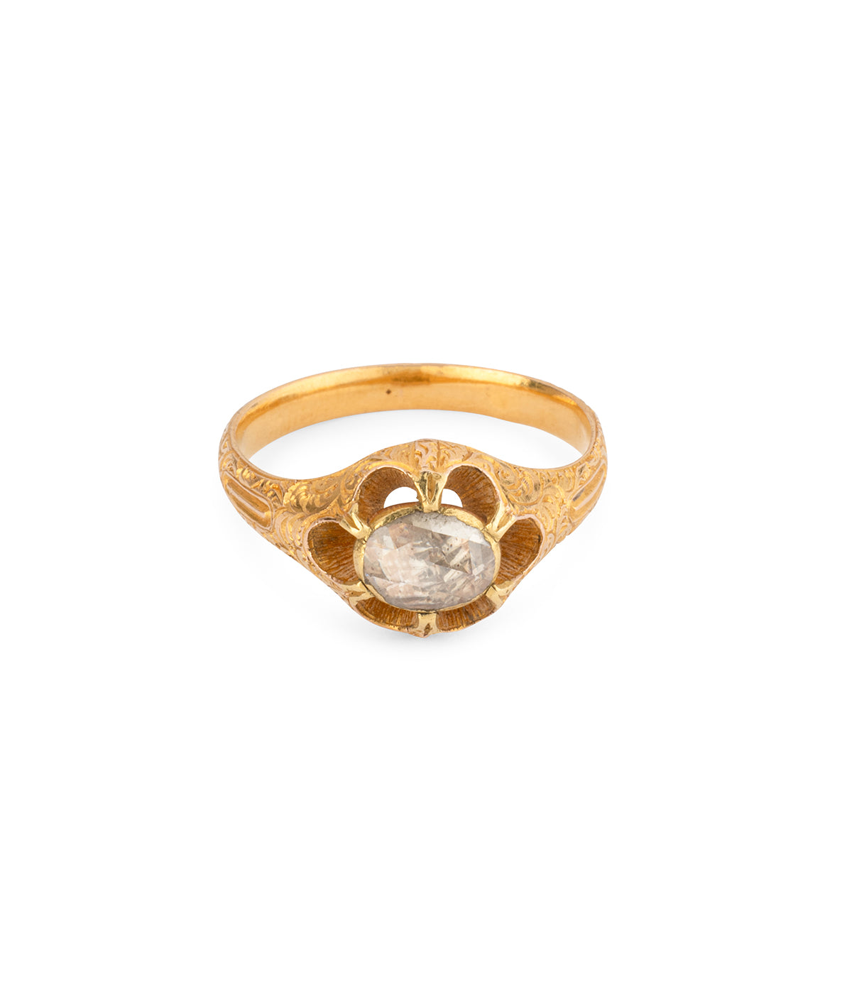 Bague-ancienne-diamant-Como-Caillou-Paris