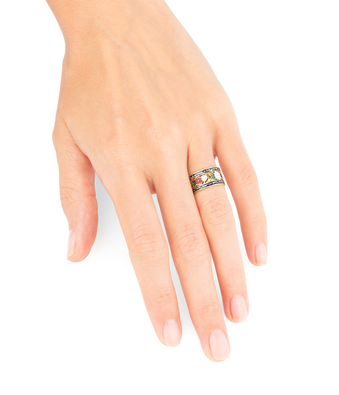 Bague-ancienne-or-email-Nari-Caillou-Paris