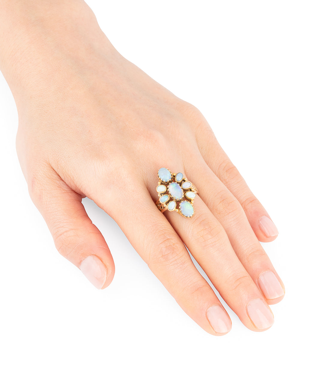 Bague-ancienne-or-opale-Adham-Caillou-Paris