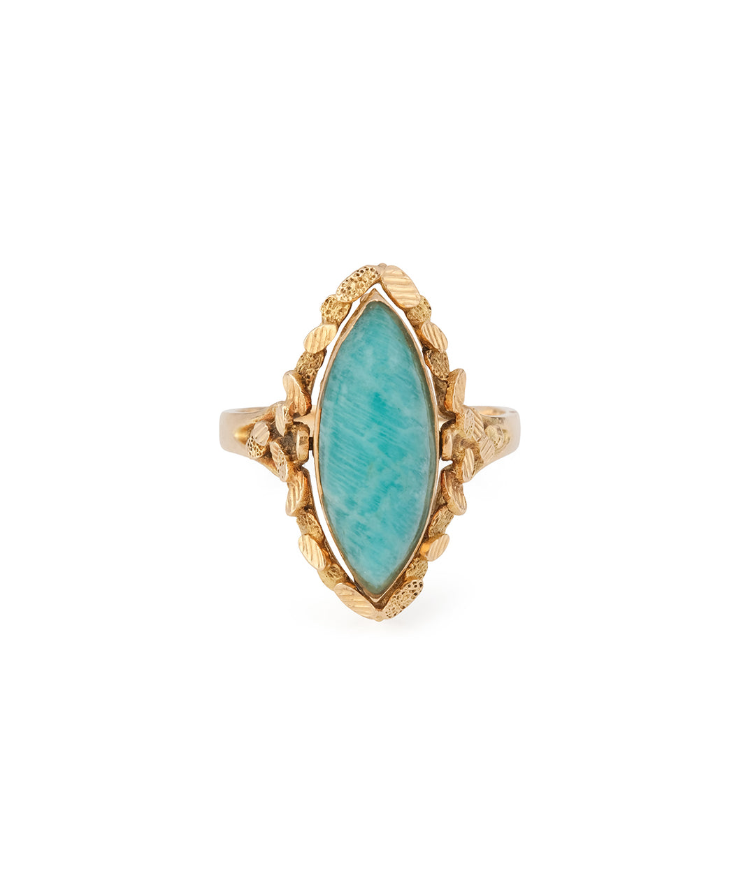 Bague-ancienne-pivotante-perle-amazonite-Odet-Caillou-Paris