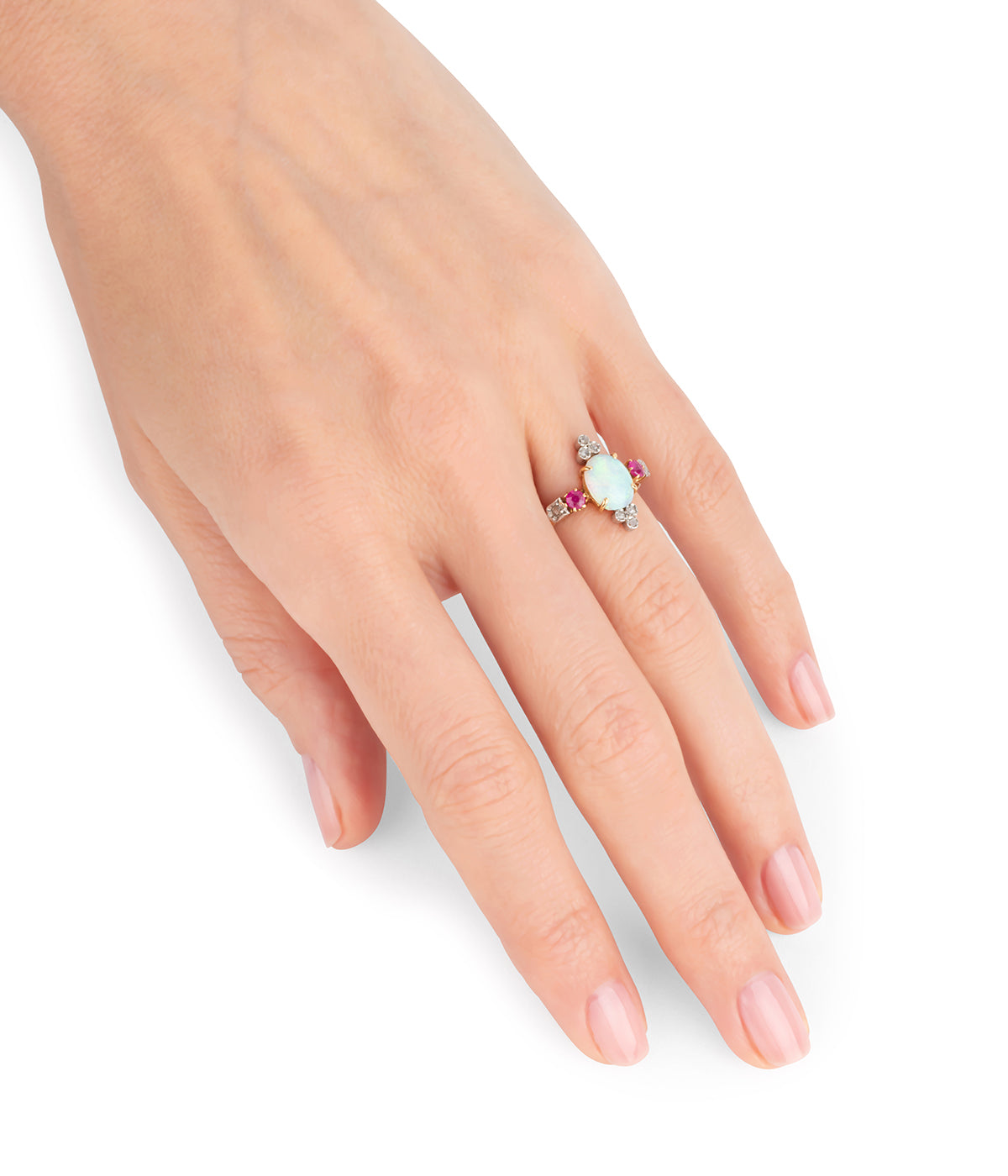 Bague-ancienne-rubis-opale-Rabi-Caillou-Paris