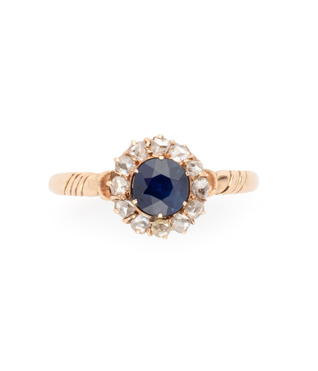 Bague-ancienne-saphir-diamants-fiancailles-Jodie-Caillou-Paris