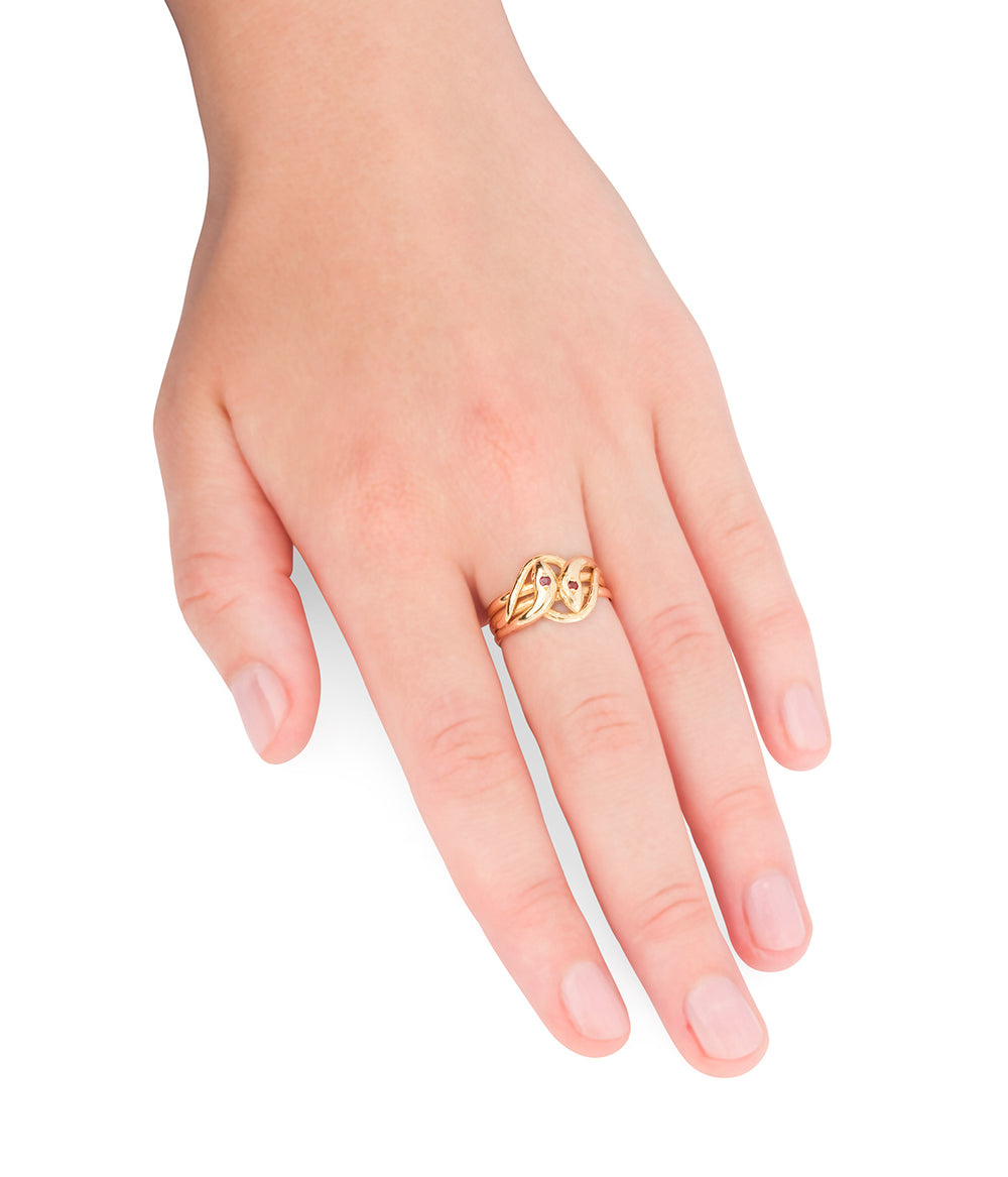 Bague-ancienne-serpent-or-18k-Evon-Caillou-Paris