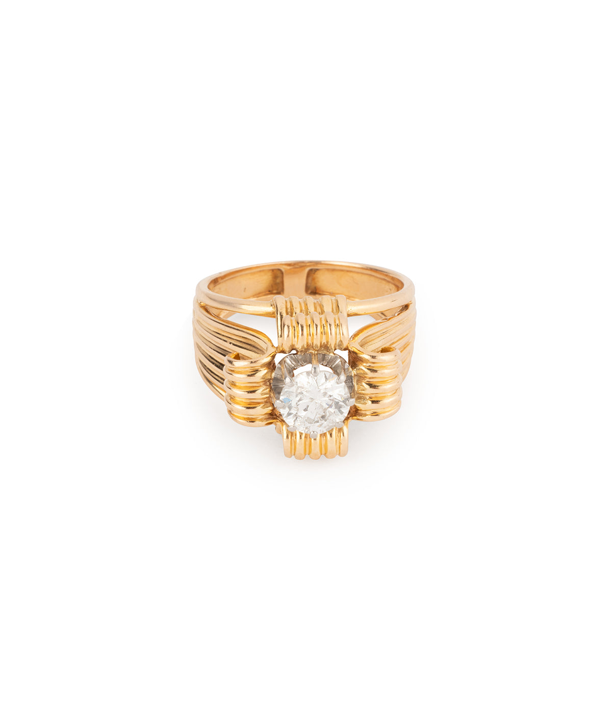 Bague-annees-50-or-diamant-Apala-Caillou-Paris