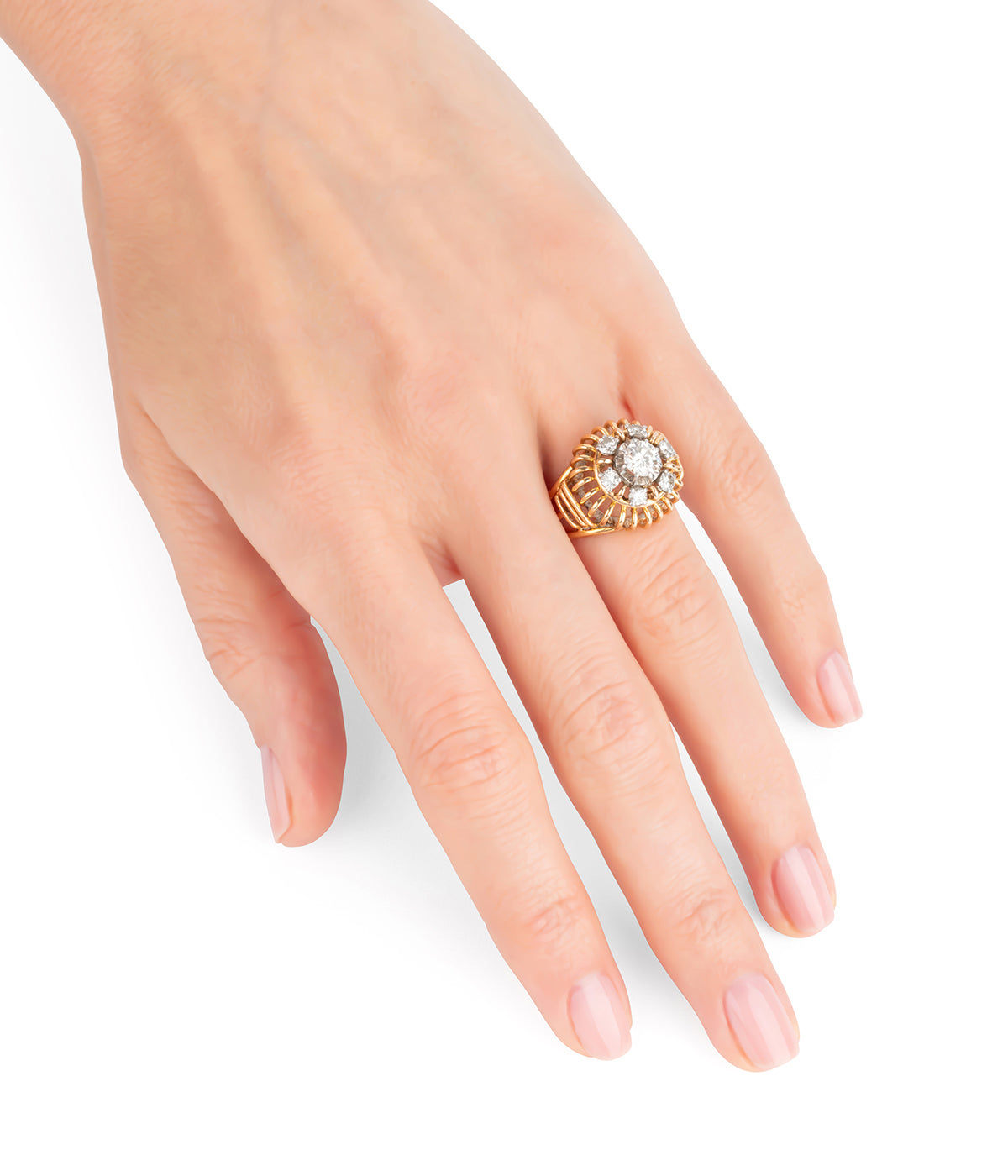 Bague-dome-ancienne-diamant-Pammi-Caillou-Paris