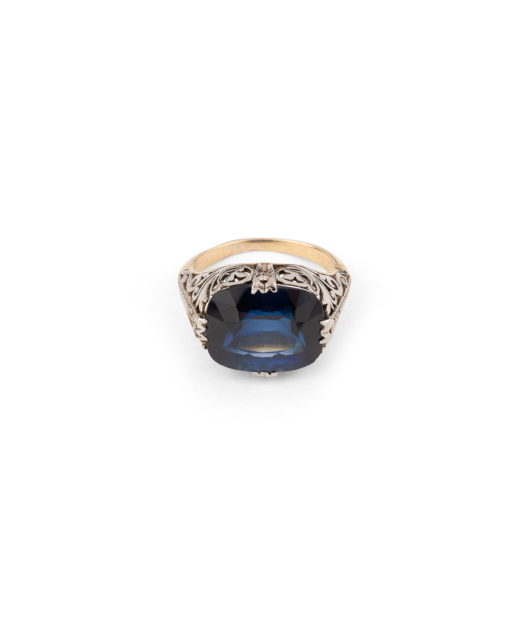 Bague fiancailles Art deco saphir "Chandra" - Caillou Paris