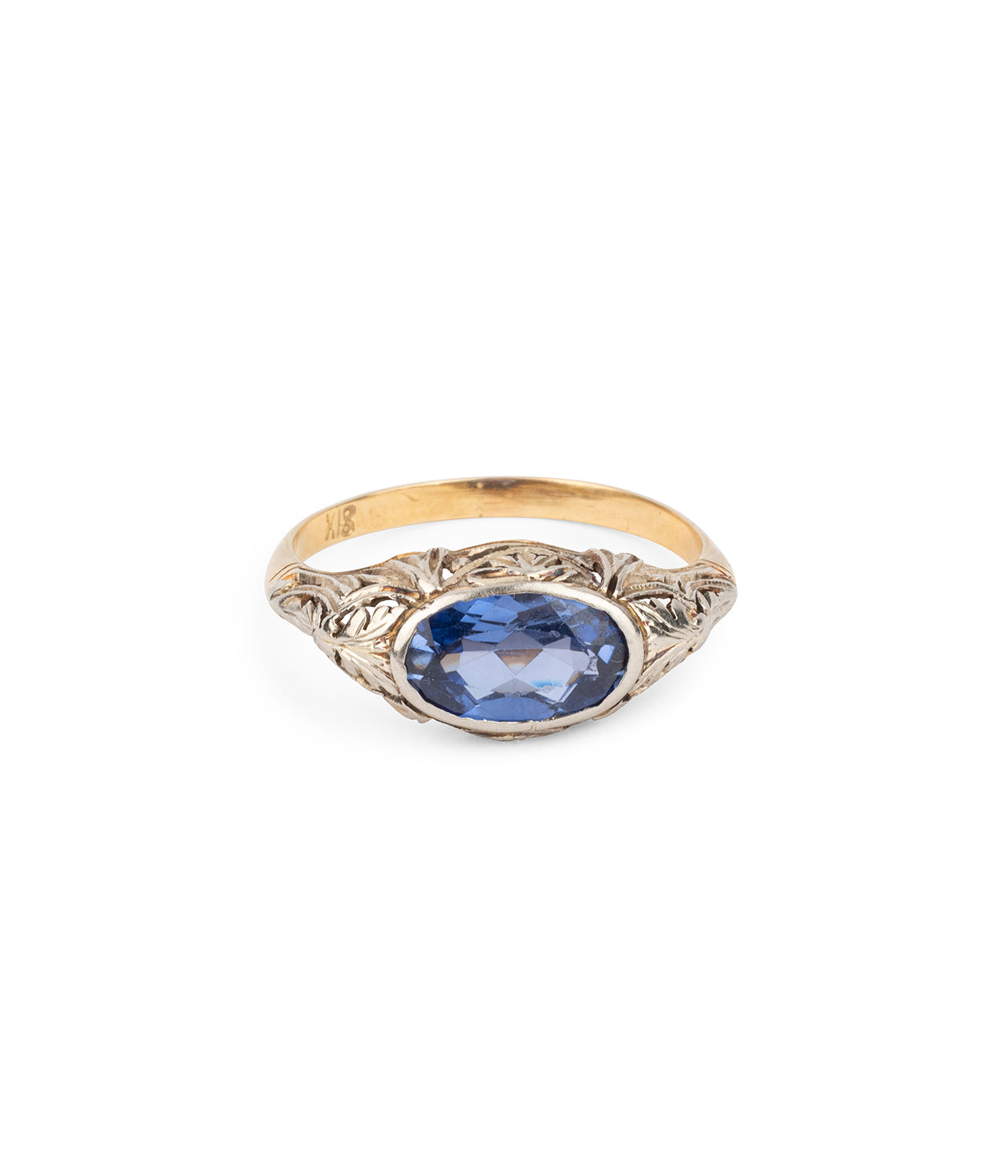 Bague-fiancailles-ancienne-saphir-Kay-Caillou-Paris