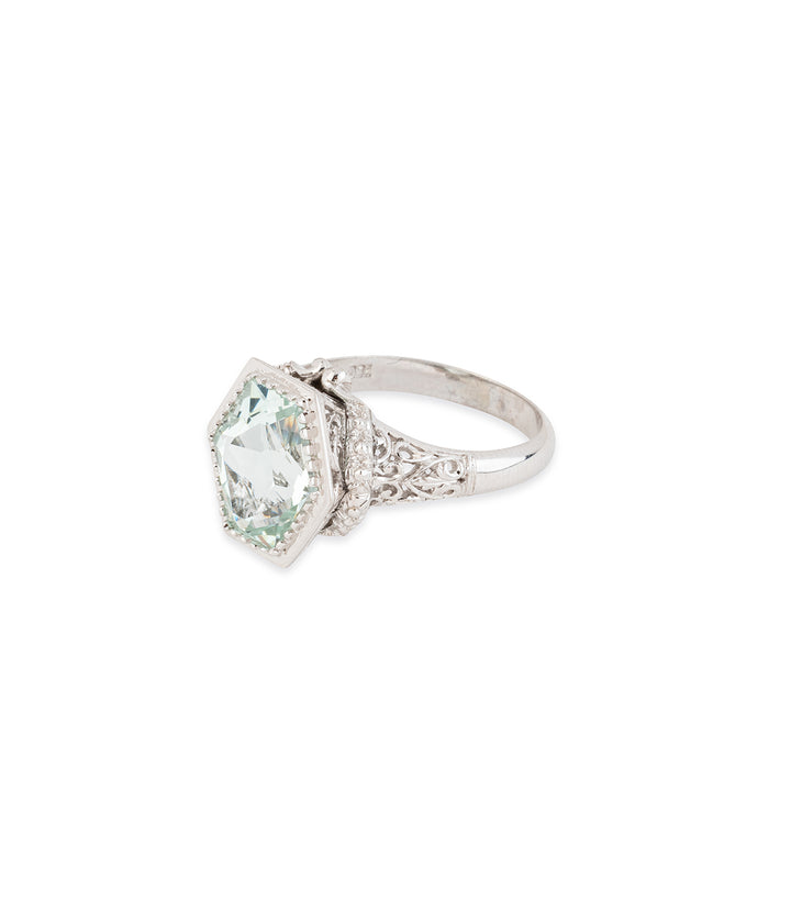 Bague-fiancailles-vintage-aigue-marine-Volia