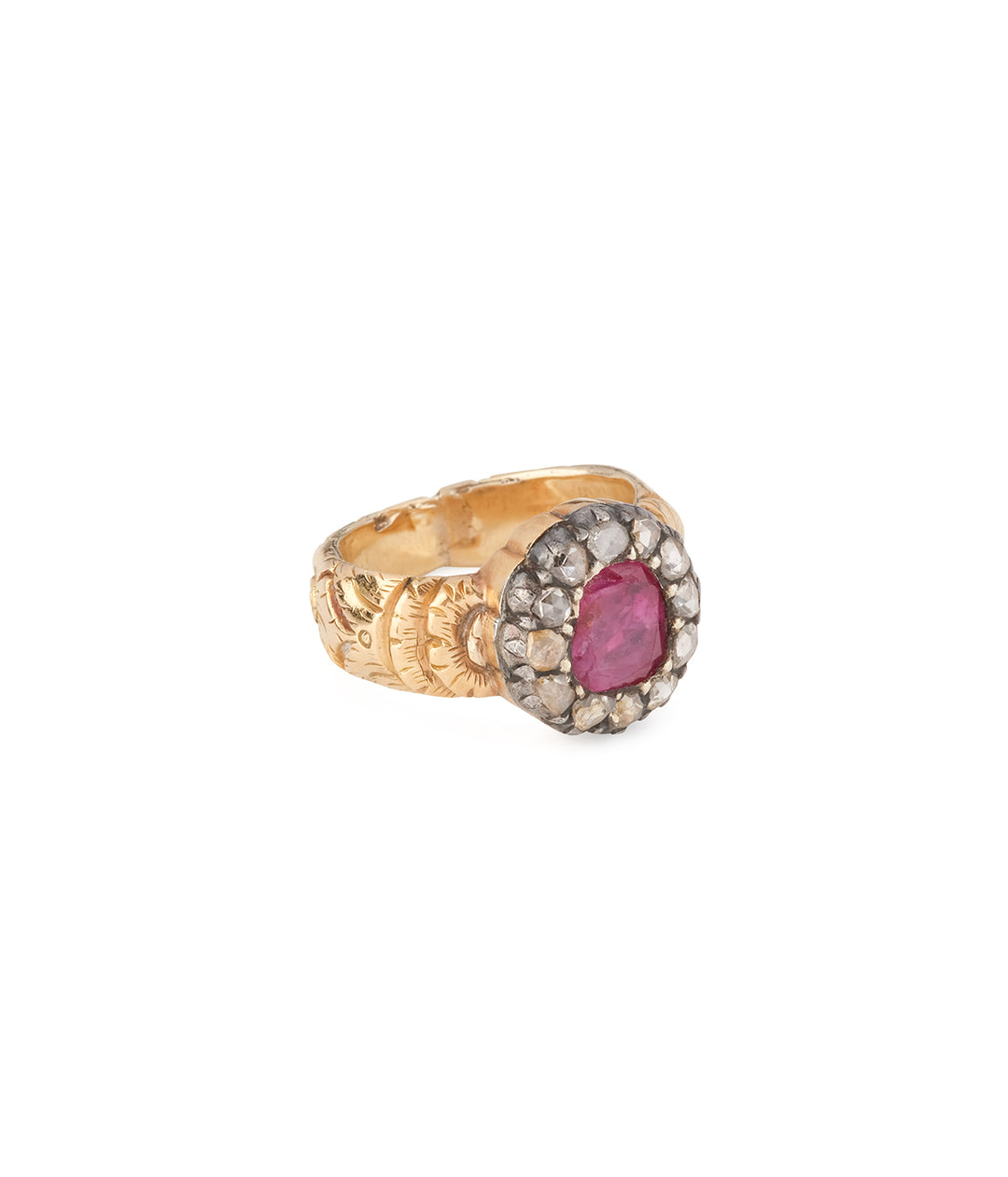 Bague-fleur-rubis-diamants-debut-18eme-siecle-Placida-Caillou-Paris