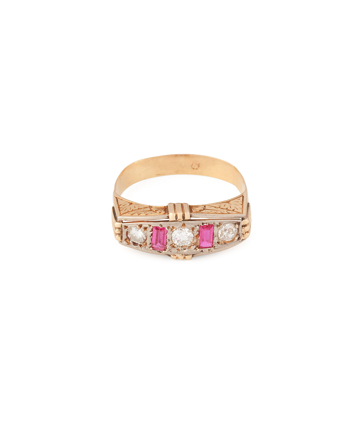 Bague-jarretiere-Art-deco-diamants-rubis-Jimmy-Caillou-Paris