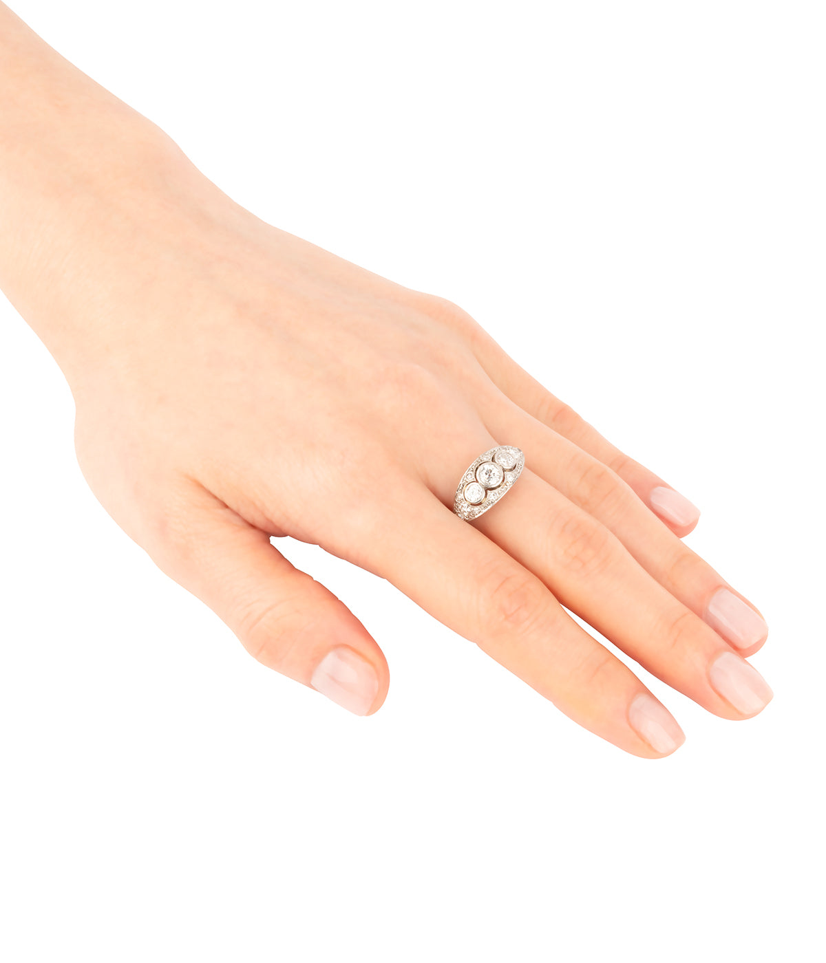 Bague-jarretiere-ancienne-or-diamants-Lazaro-Caillou-Paris