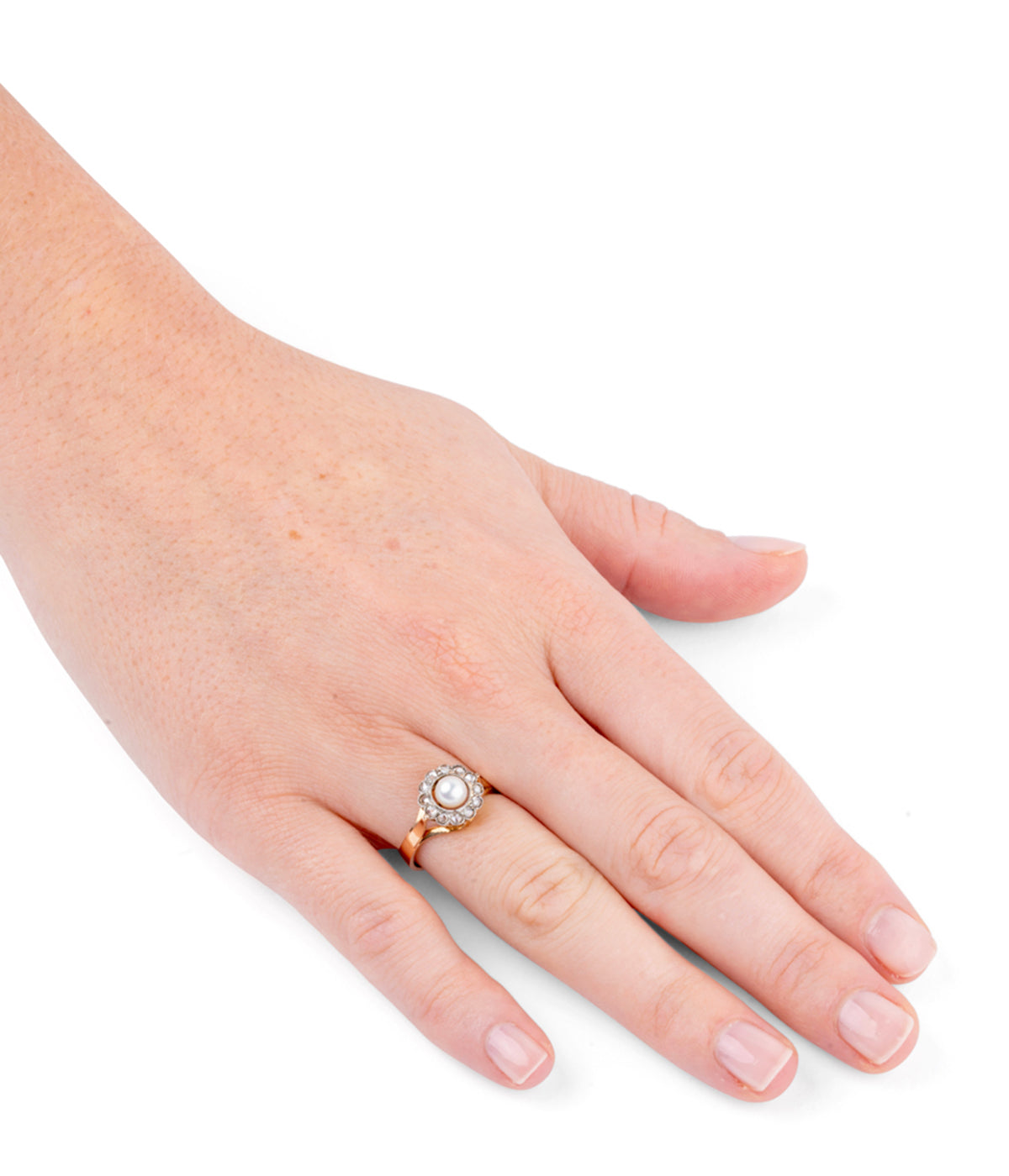 Bague marguerite ancienne "Xelena" porter - Caillou Paris