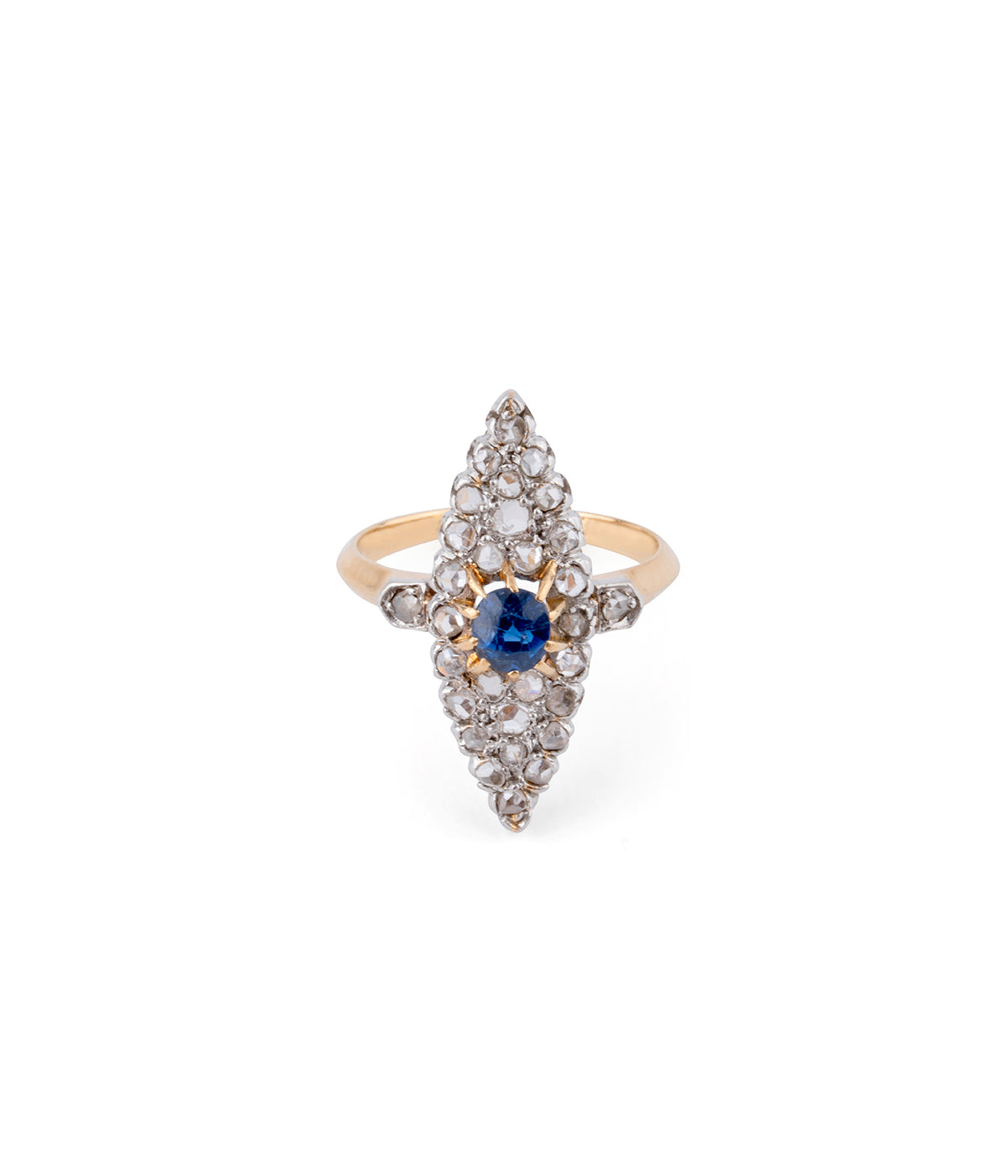 Bague discount marquise saphir