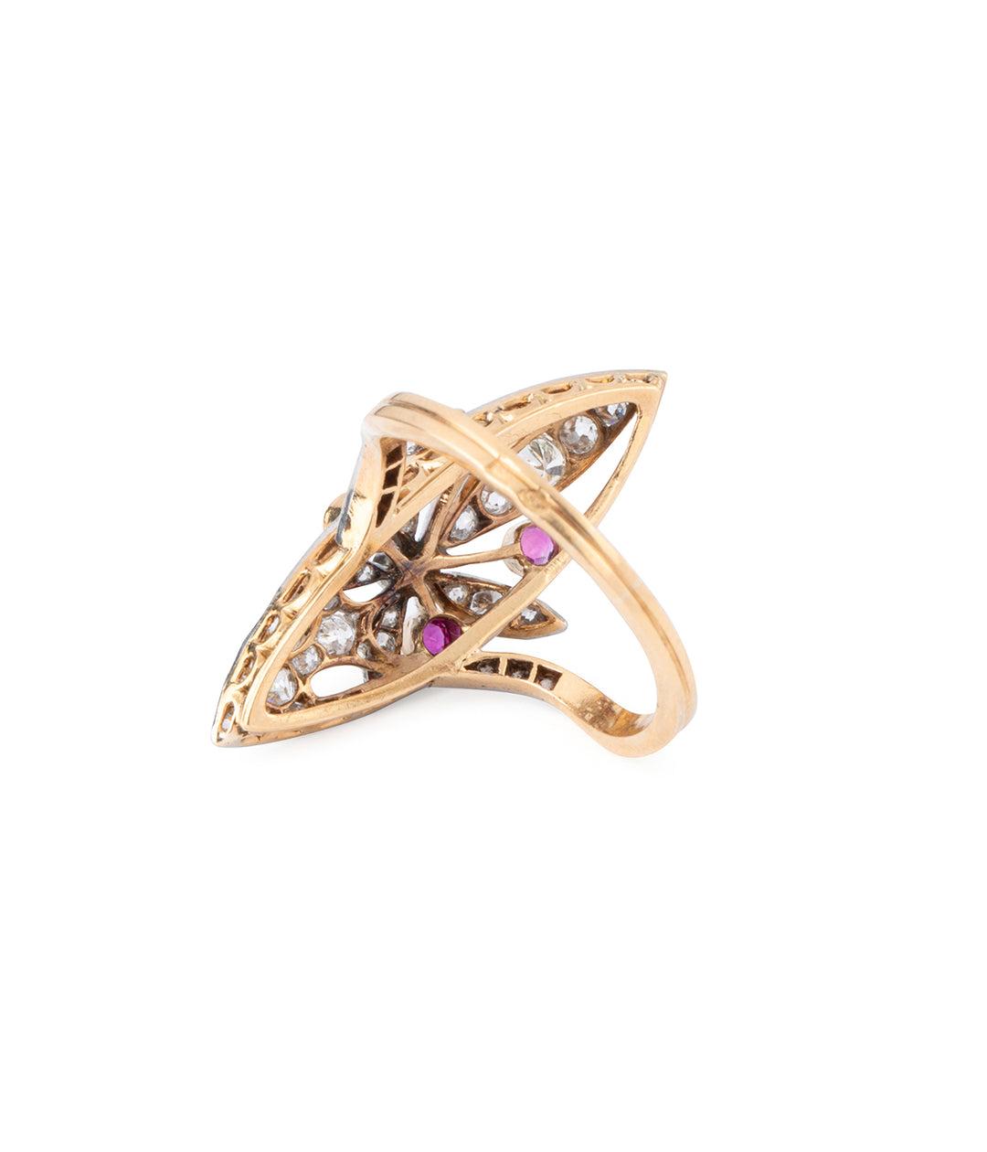 Bague-marquise-vintage-diamants-rubis-Kian-Caillou-Paris