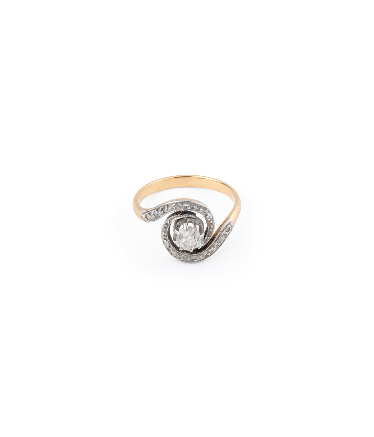 Bague Tourbillon ancienne "Valda" - Caillou Paris