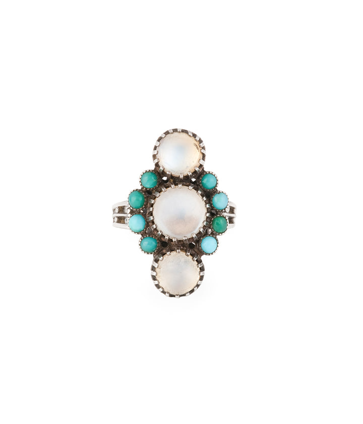Bague-vintage-argent-pierre-de-lune-turquoise-Elmo-Caillou-Paris