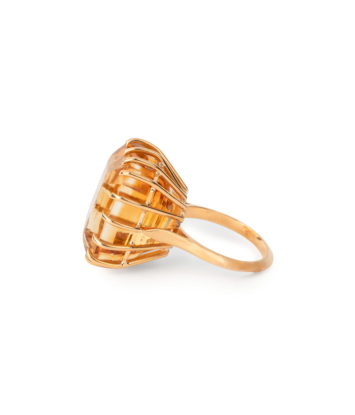 Bague-vintage-citrine-or-18k-Sebel