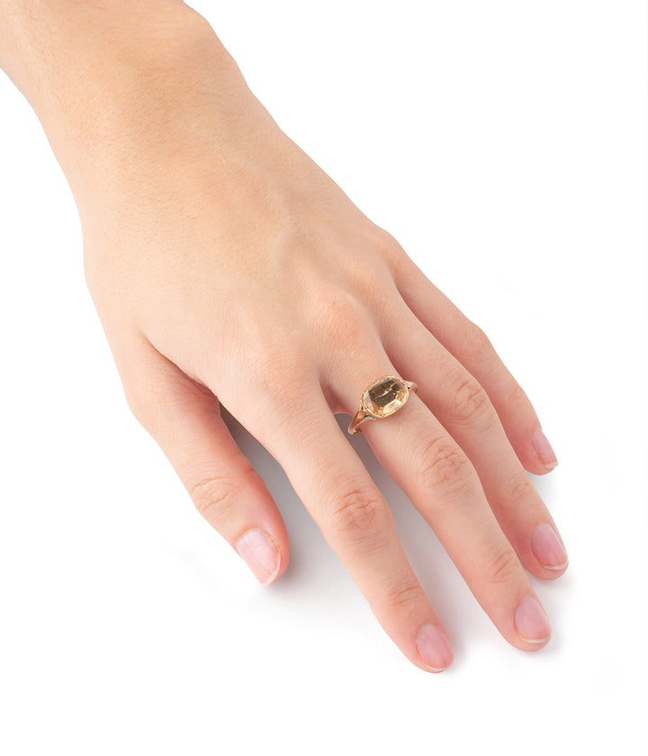 Bague-vintage-citrine-or-rose-Gil