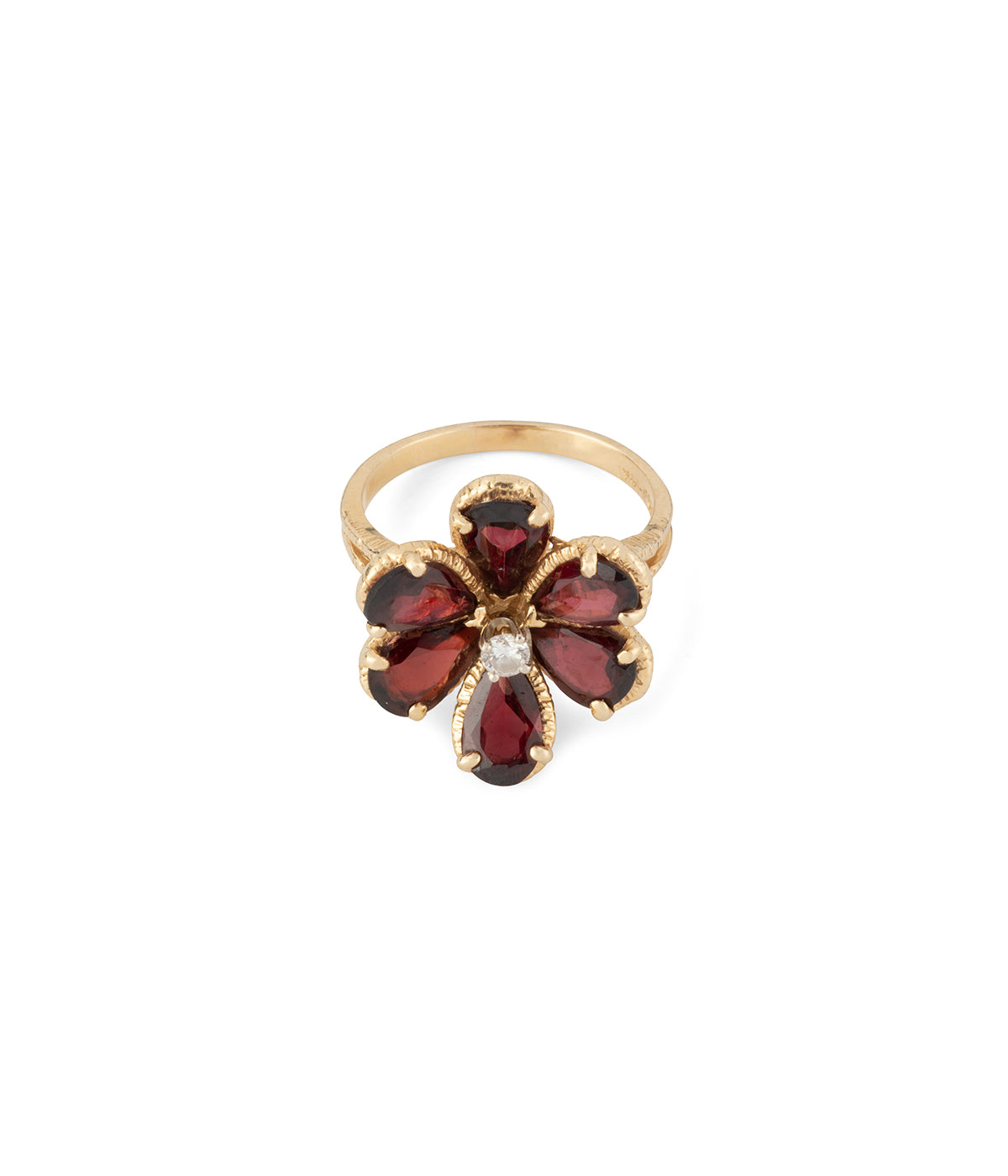 Bague-vintage-fleur-grenat-Licin-Caillou-Paris