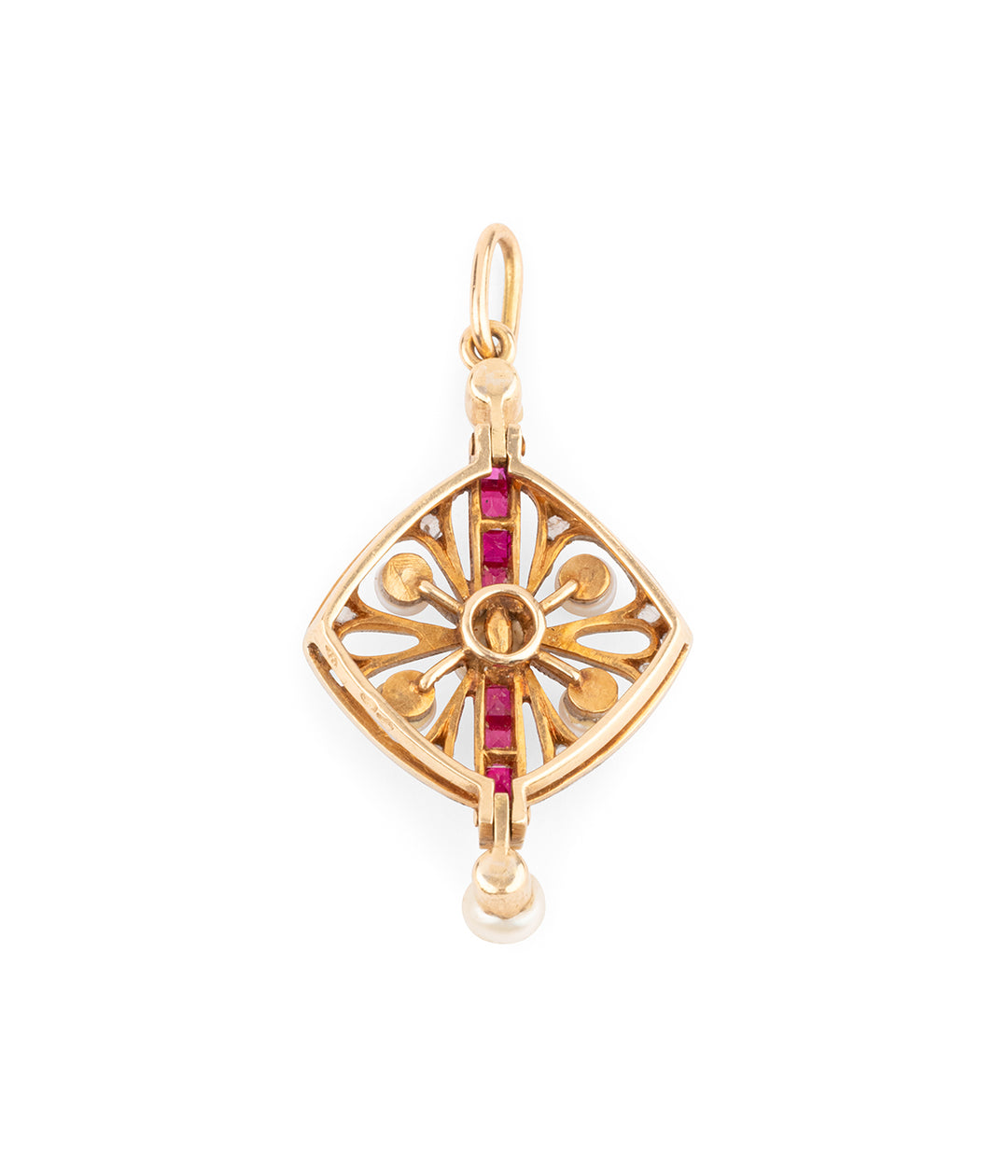 Belle-epoque-pendant-diamonds-rubies-18k-gold-Mina