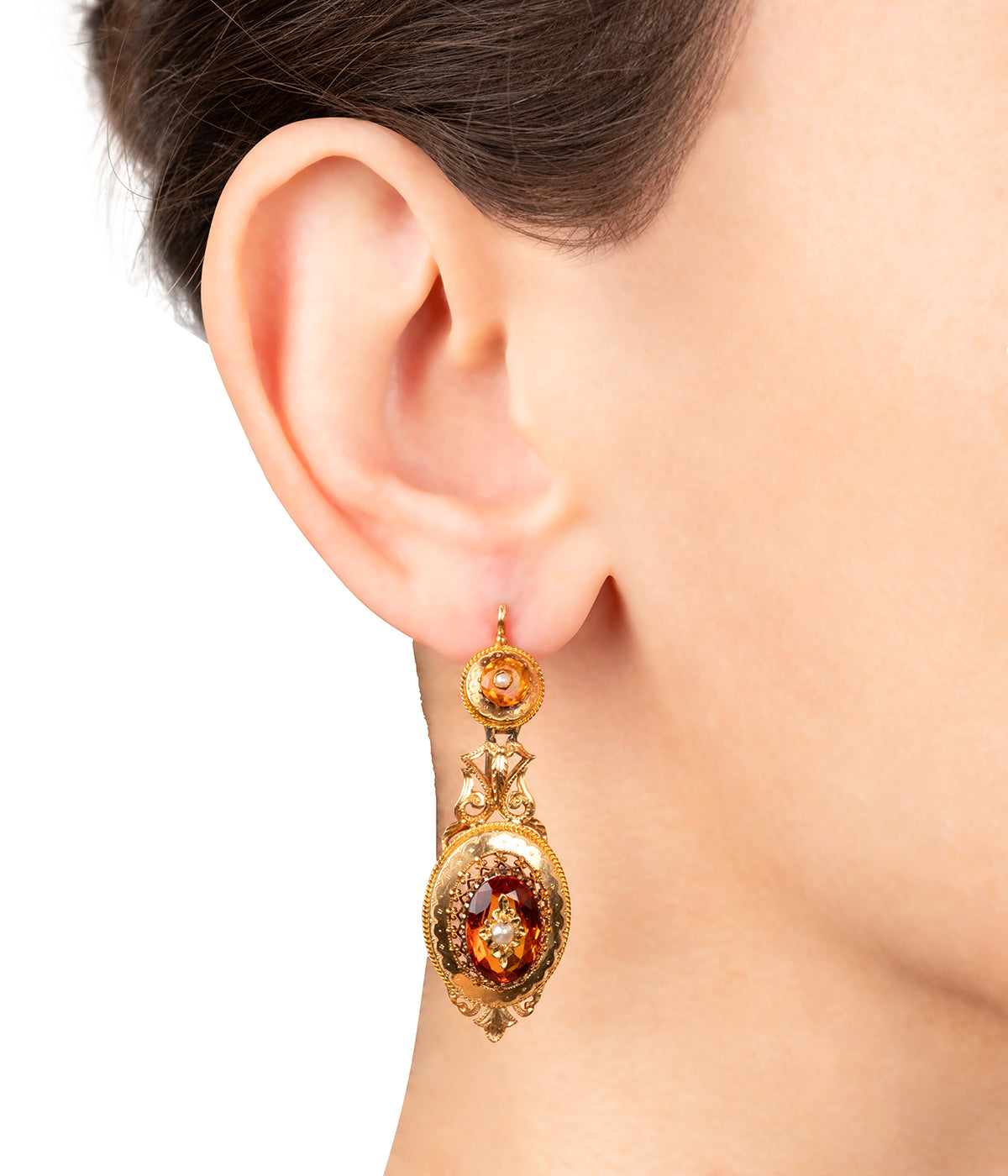 Boucles-oreilles-Napoleon-III-or-rose-Prina-Caillou-Paris