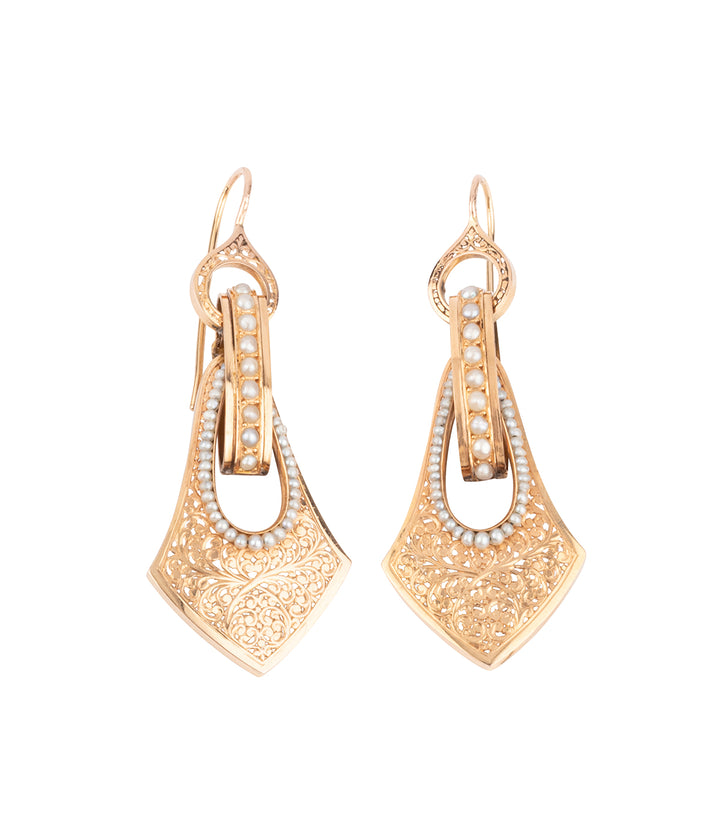 Boucles-oreilles-anciennes-or-Ponnan-Caillou-Paris