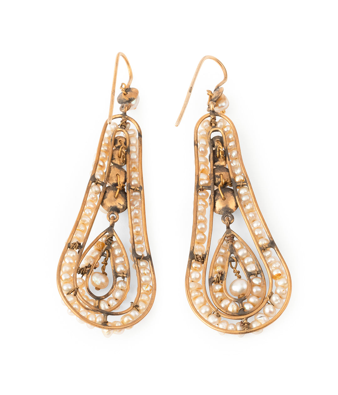 Boucles-oreilles-anciennes-or-perles-travail-italien-Lew