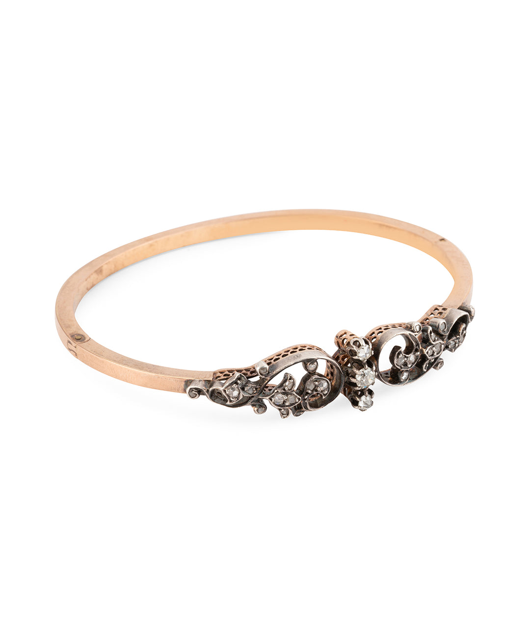 Bracelet Napoléon III en or et diamants "Naehu"