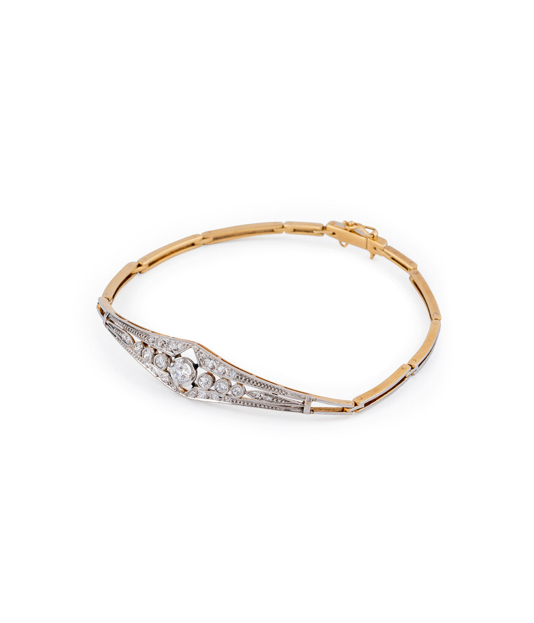 Bracelet ancien diamants "Ive" gauche - Caillou Paris