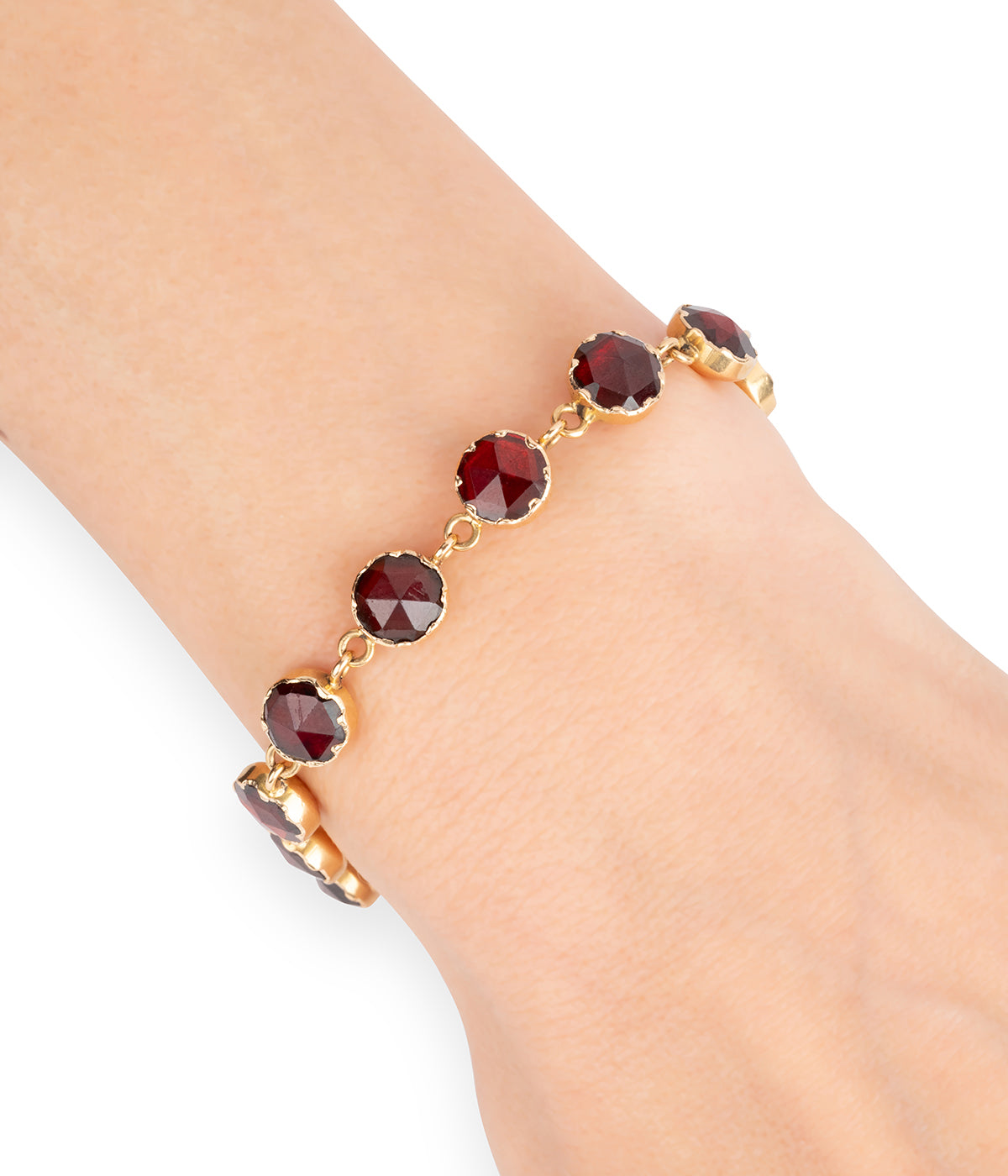 Bracelet-ancien-or-grenat-Niels-Caillou-Paris