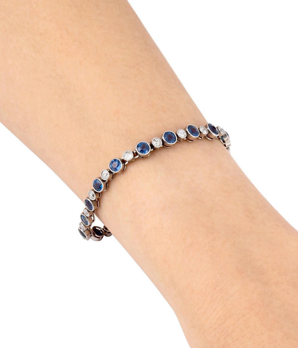 Bracelet-ancien-saphirs-diamants-Jacomo-Caillou-Paris