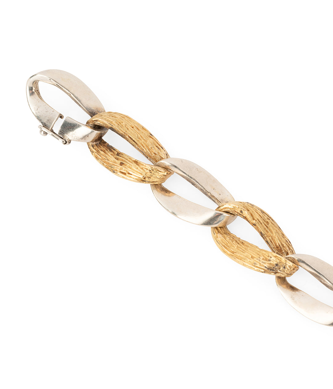 Bracelet-maille-gourmette-or-deux-tons-18k-Stheva-Caillou-Paris