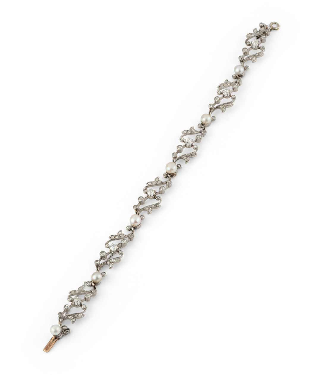 Bracelet perles diamants Belle époque Pawl - Caillou Paris