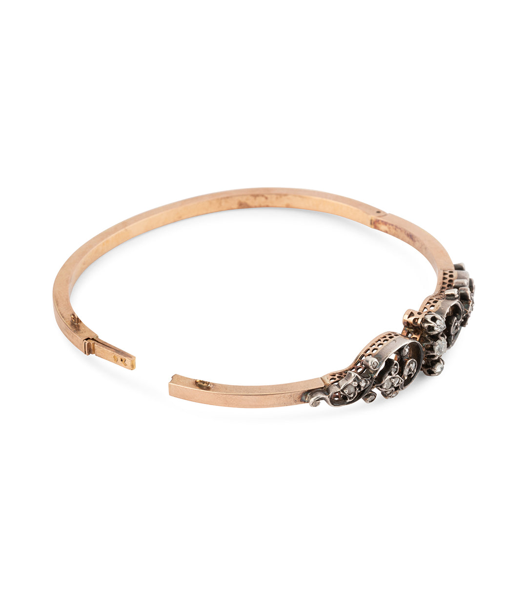 Bracelet Napoléon III en or et diamants "Naehu"