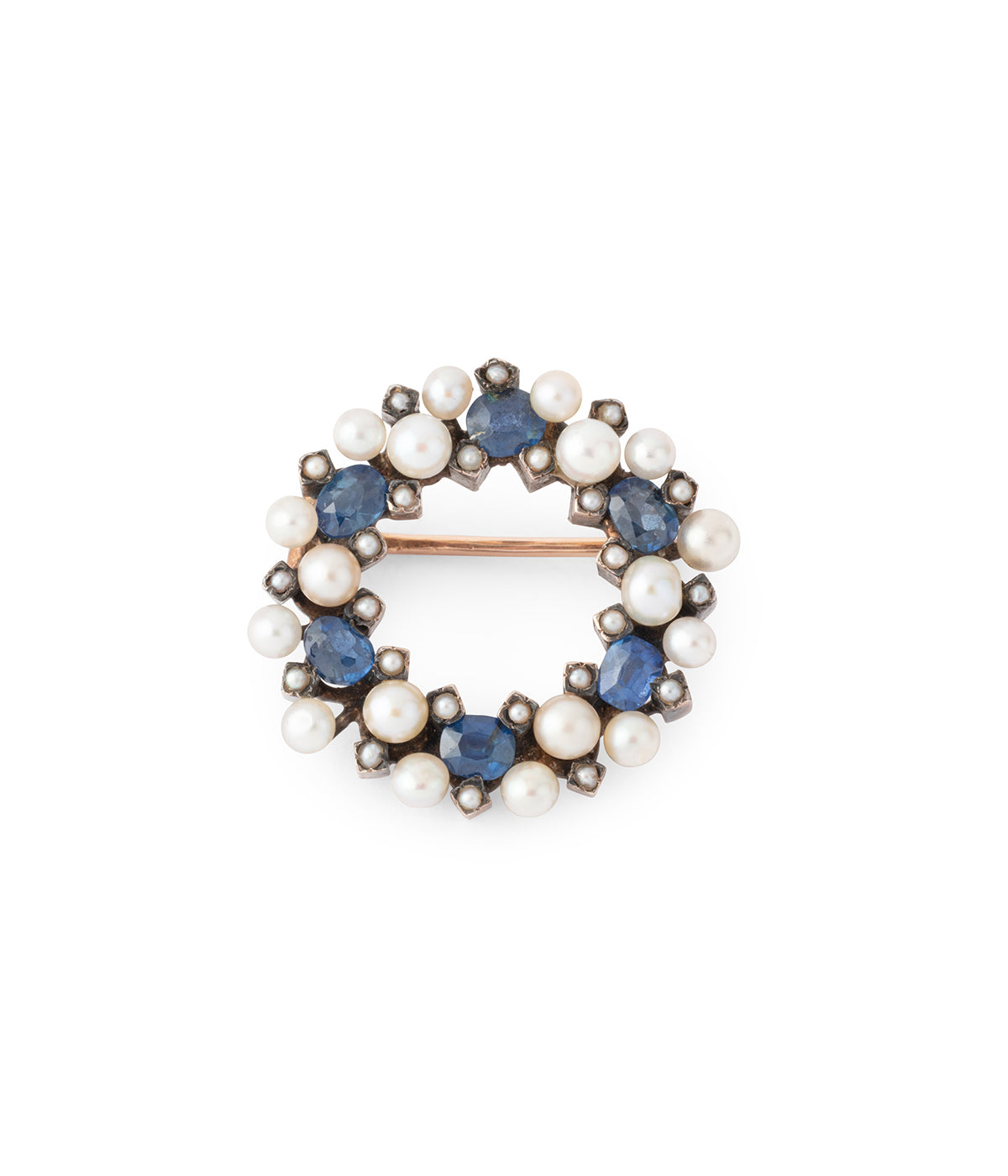 Broche-Napoleon-III-saphirs-perles-Joska