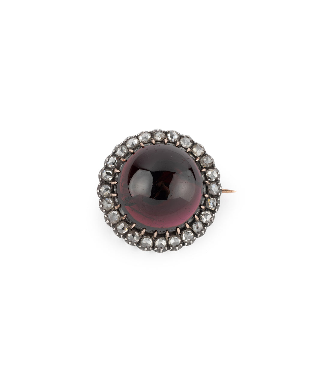 Broche-ancienne-argent-grenat-Reeta-Caillou-Paris