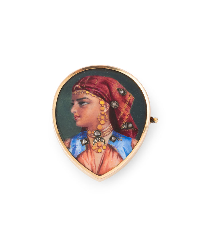 Orientalist-enamel-diamond-brooch-Suki